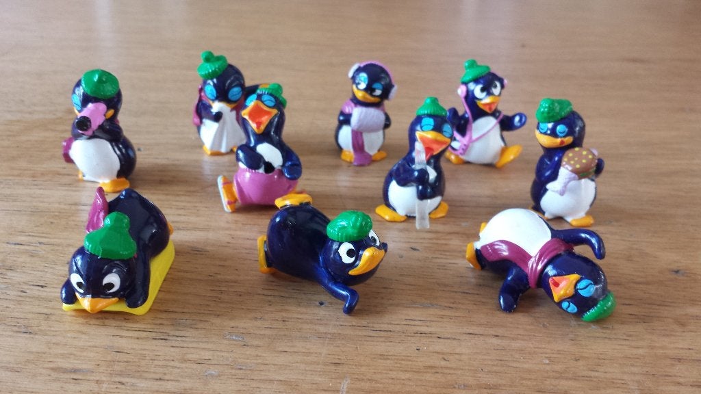 Pinguïns uit verrassingseieren, Ophalen of Verzenden, Zo goed als nieuw, Overige typen