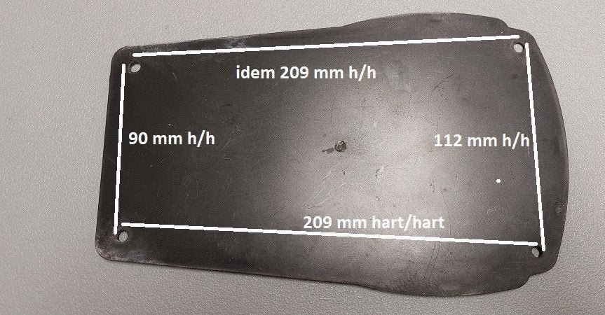 Achterplaat voor Ultraflex schakelkast A89/A90. € 5,00, Ophalen of Verzenden, Nieuw, Motor en Techniek