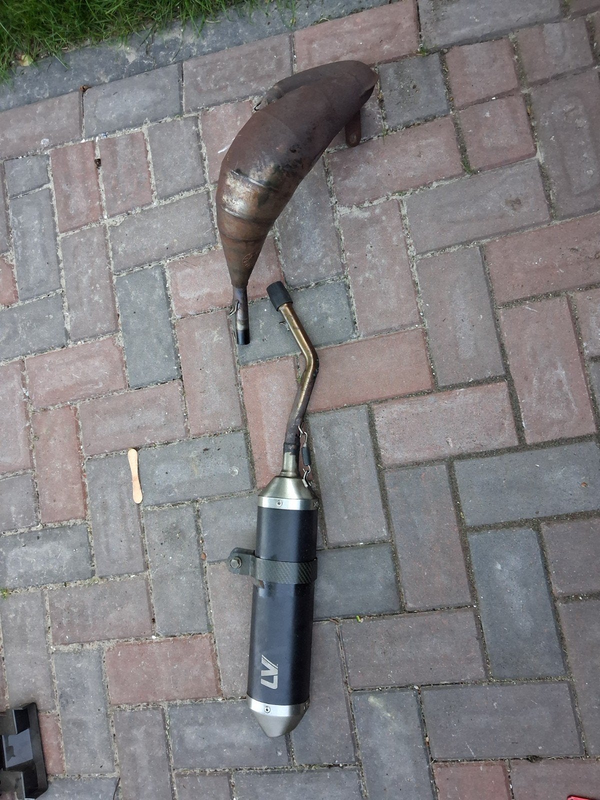 Handmade leovince uitlaat., Ophalen of Verzenden