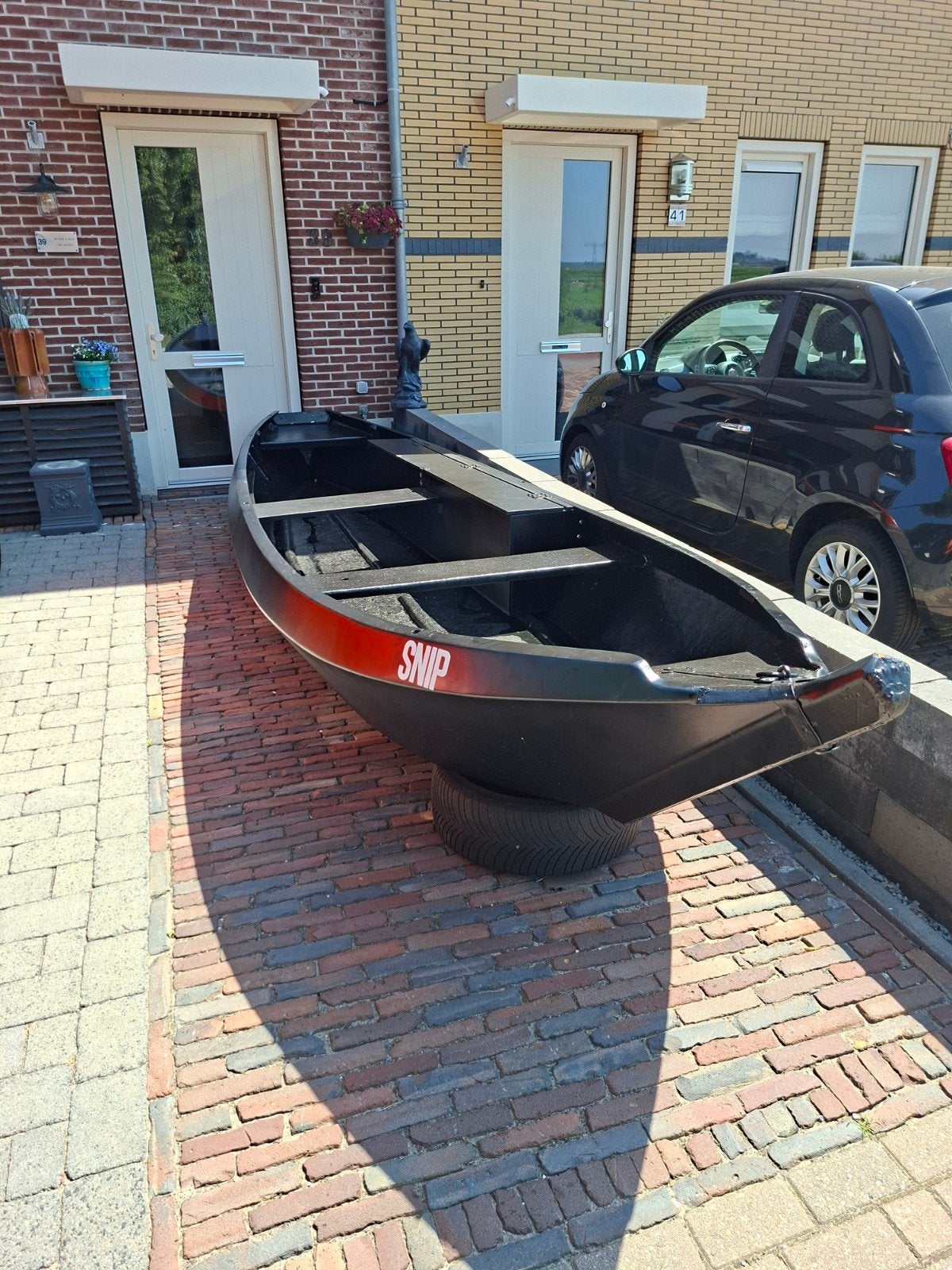 Giethoornse punter polyerster , boot toerboot., Ophalen, Zo goed als nieuw, Overige typen
