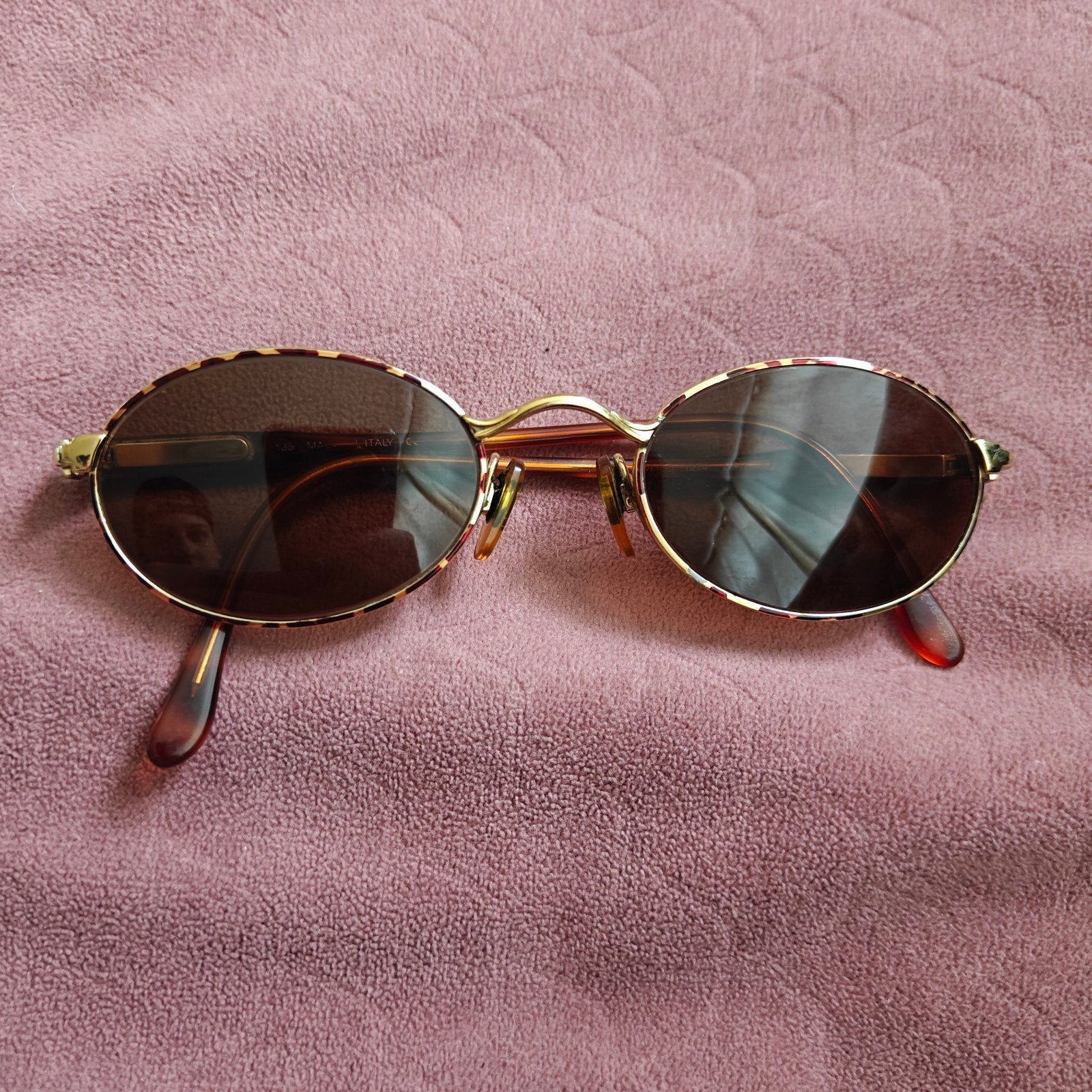 Vintage Luxottica 1274 Zonnebril, Made in Italy (90s / Y2K), Ophalen of Verzenden, Gebruikt, Overige merken