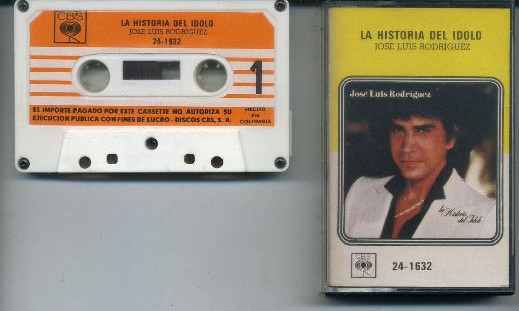 José Luis Rodríguez – La Historia Del Idolo 15 nrs cassette, Latin en Salsa, 1 bandje, Ophalen of Verzenden, Zo goed als nieuw