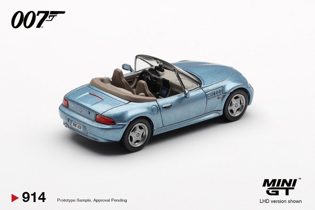 Mini GT 1995 BMW Z3 *Goldeneye* English Blister, Www.rubensmodelautos.nl, Auto, Nieuw, Ophalen of Verzenden