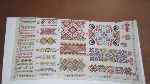 Borduurpatroon  Mooie merklap randen   nr 4797, Verzenden, Nieuw, Handborduren, Patroon