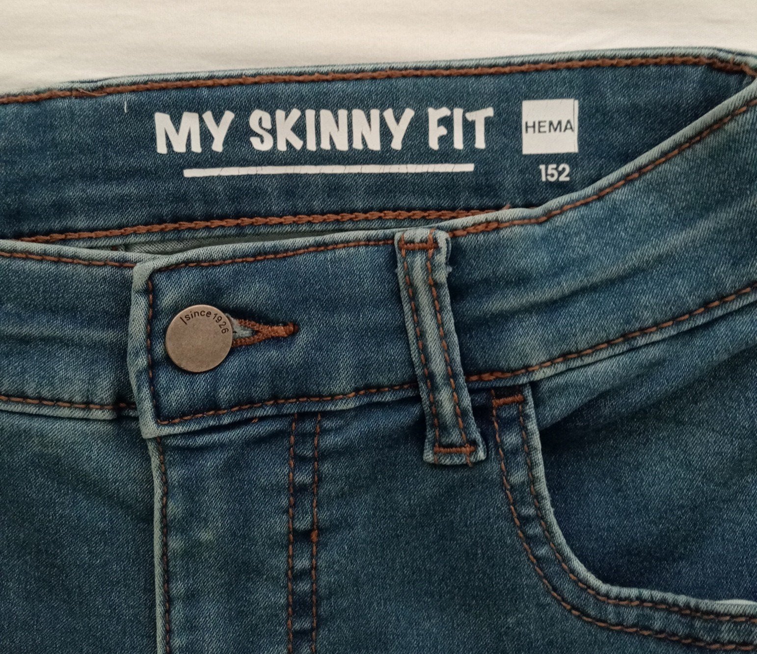 Hema My Skinny Fit jongens spijkerbroek maat 152, Kinderen en Baby's, Kinderkleding | Maat 152, Ophalen of Verzenden, Zo goed als nieuw