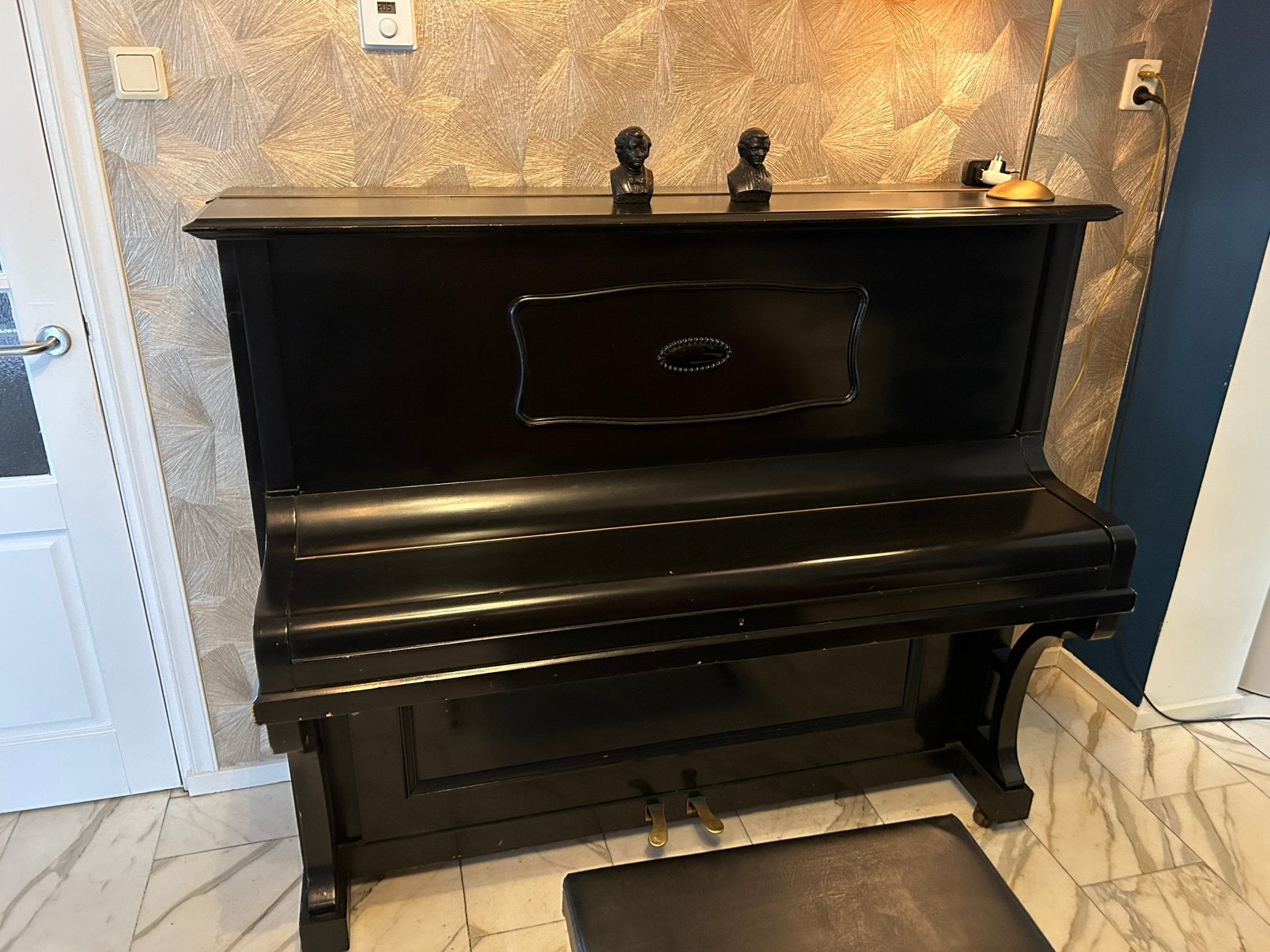 Piano te koop, Ophalen, Gebruikt, Zwart, Piano