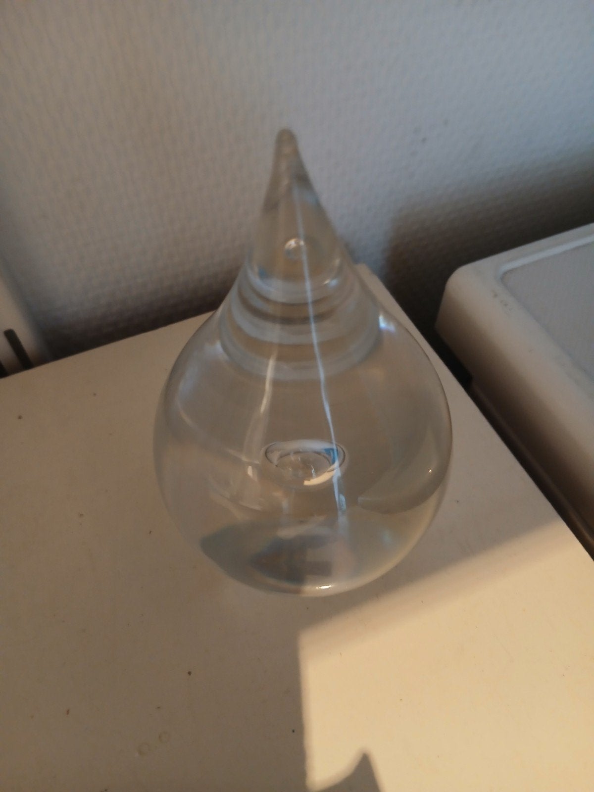 Glazen druppelvormige presse-papier, Ophalen of Verzenden