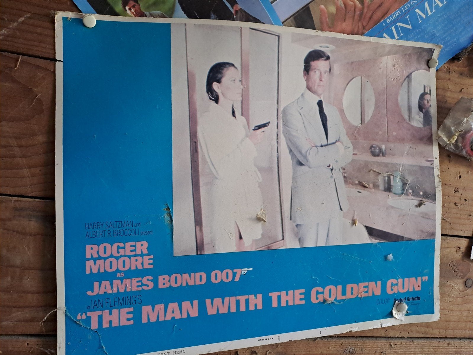 Vintage James Bond 007: The Man With The Golden Gun Poster, Verzamelen, Gebruikt, Rechthoekig Liggend, Ophalen of Verzenden, A1 t/m A3