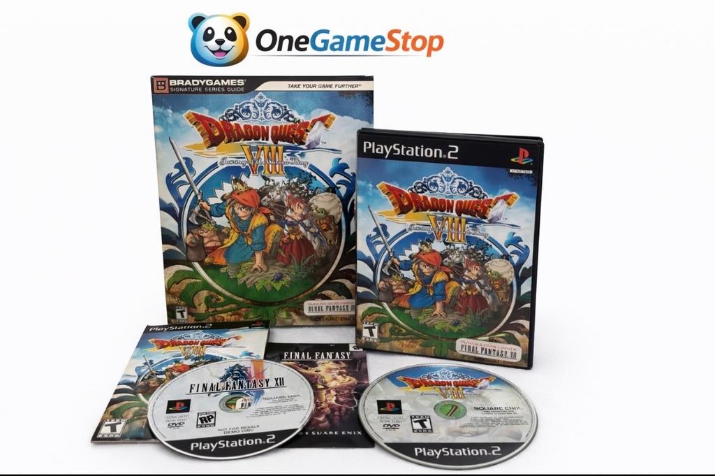Dragon Quest VIII PS2 Compleet met Guide en Demo, Spelcomputers en Games, Games | Sony PlayStation 2, Gebruikt, Role Playing Game (Rpg)
