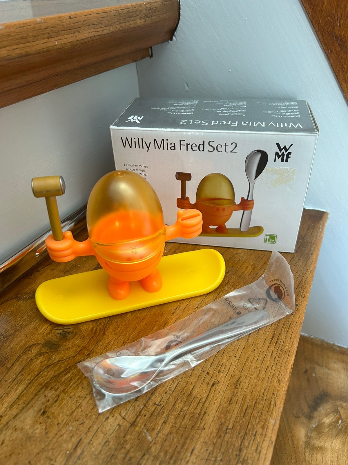 Eierdopje McEgg WMF met lepel, Overige typen, Ophalen of Verzenden, Nieuw