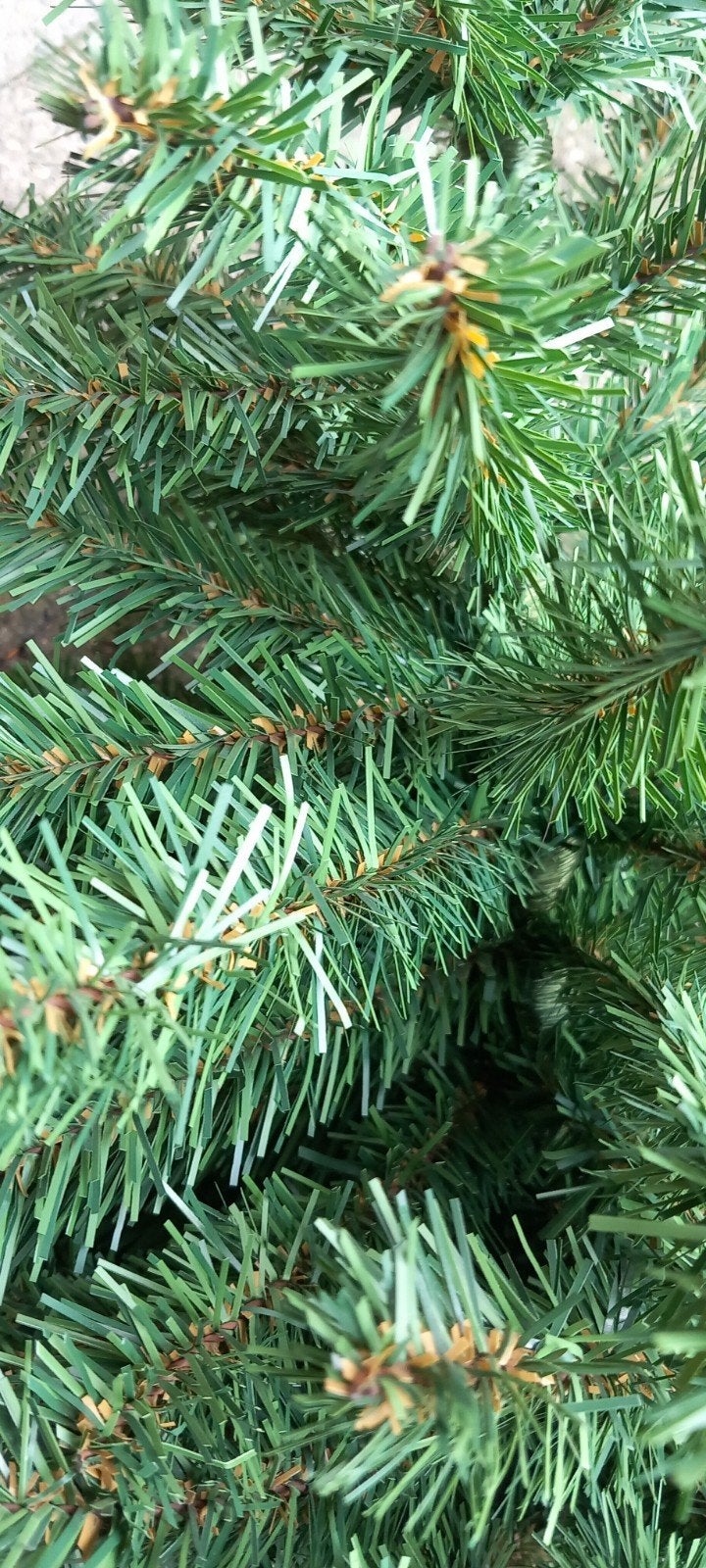 Kunst kerstboom, Ophalen