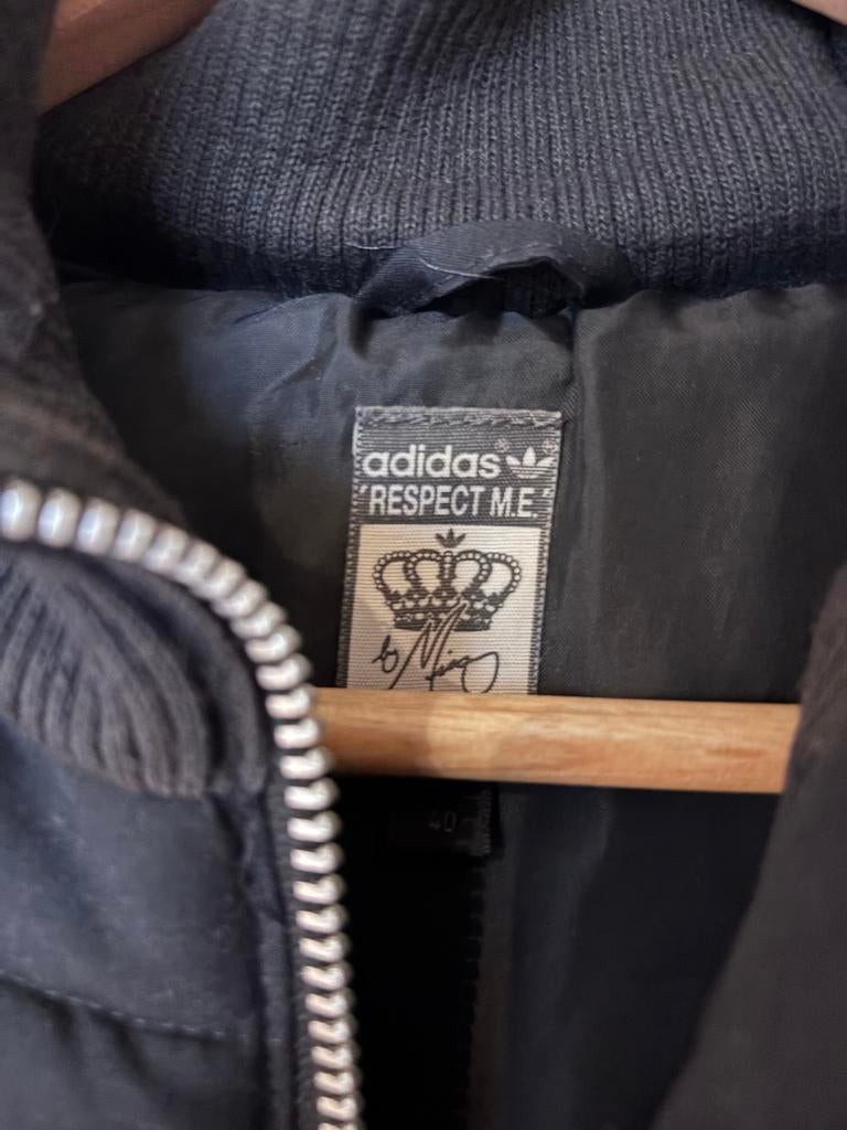 Adidas bodywarmer met afneembare capuchon, Ophalen of Verzenden, Zo goed als nieuw, Maat 38/40 (M), Blauw