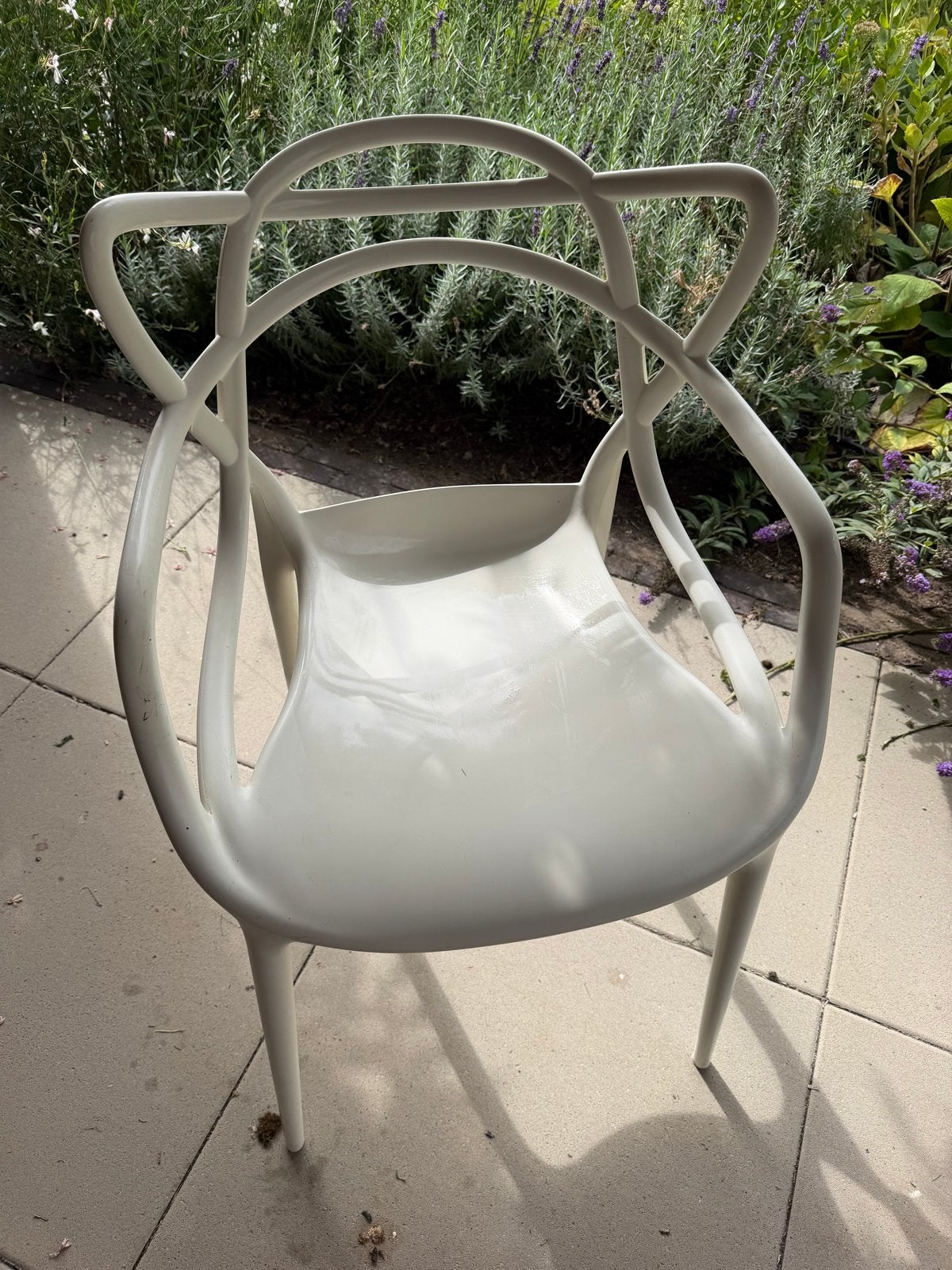 Kartell Masters Stoel - Wit Design Stoel Philippe Starck, Ophalen, Kunststof, Gebruikt, Wit