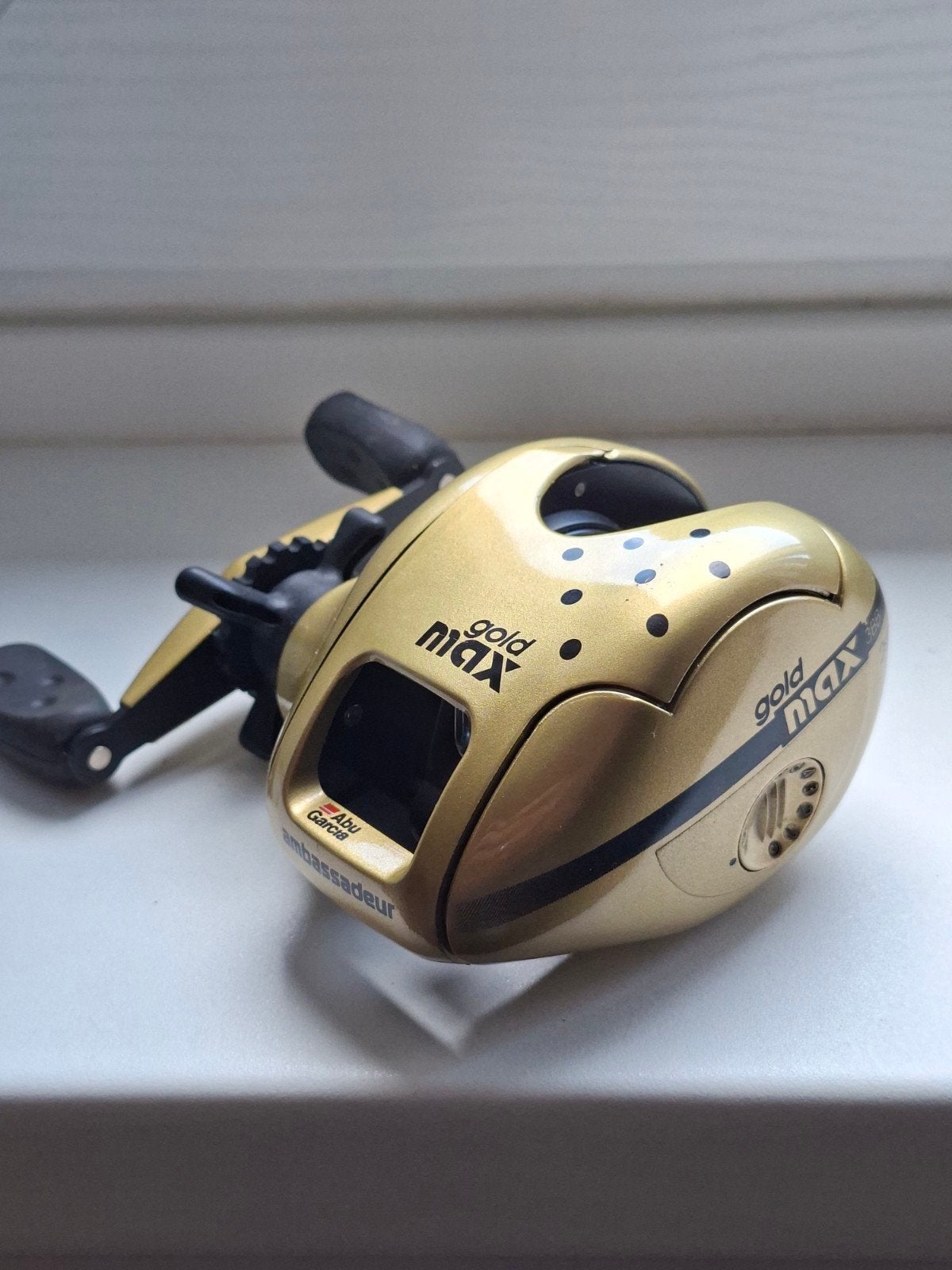 Abu Gold Max, sample reel, bijzonder!, Ophalen of Verzenden, Molen