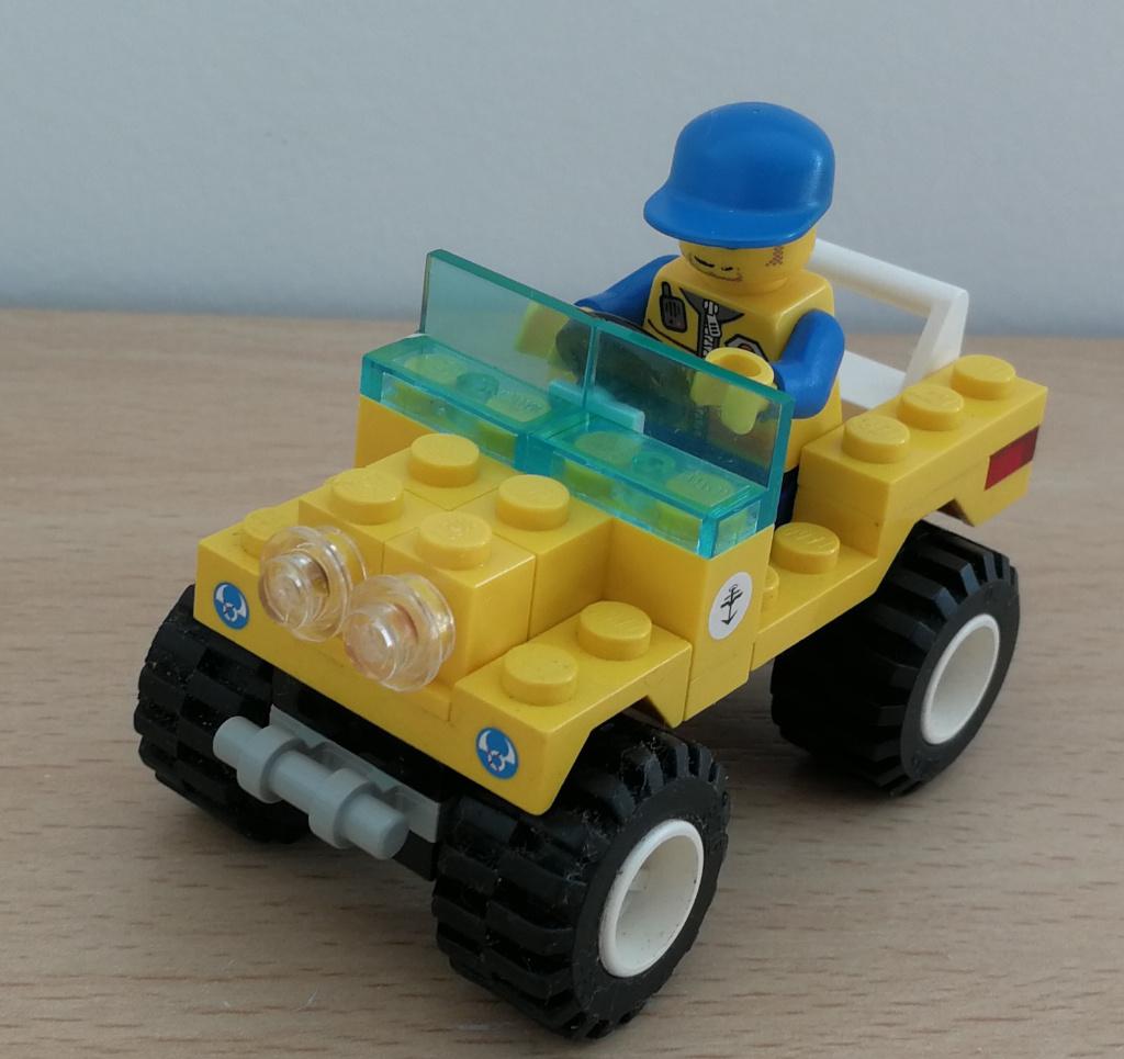 Lego 6514 Trail Ranger - 1994 (Enkel jeep en figuur), Inclusief minifiguren, Gebruikt, Lego, Ophalen of Verzenden