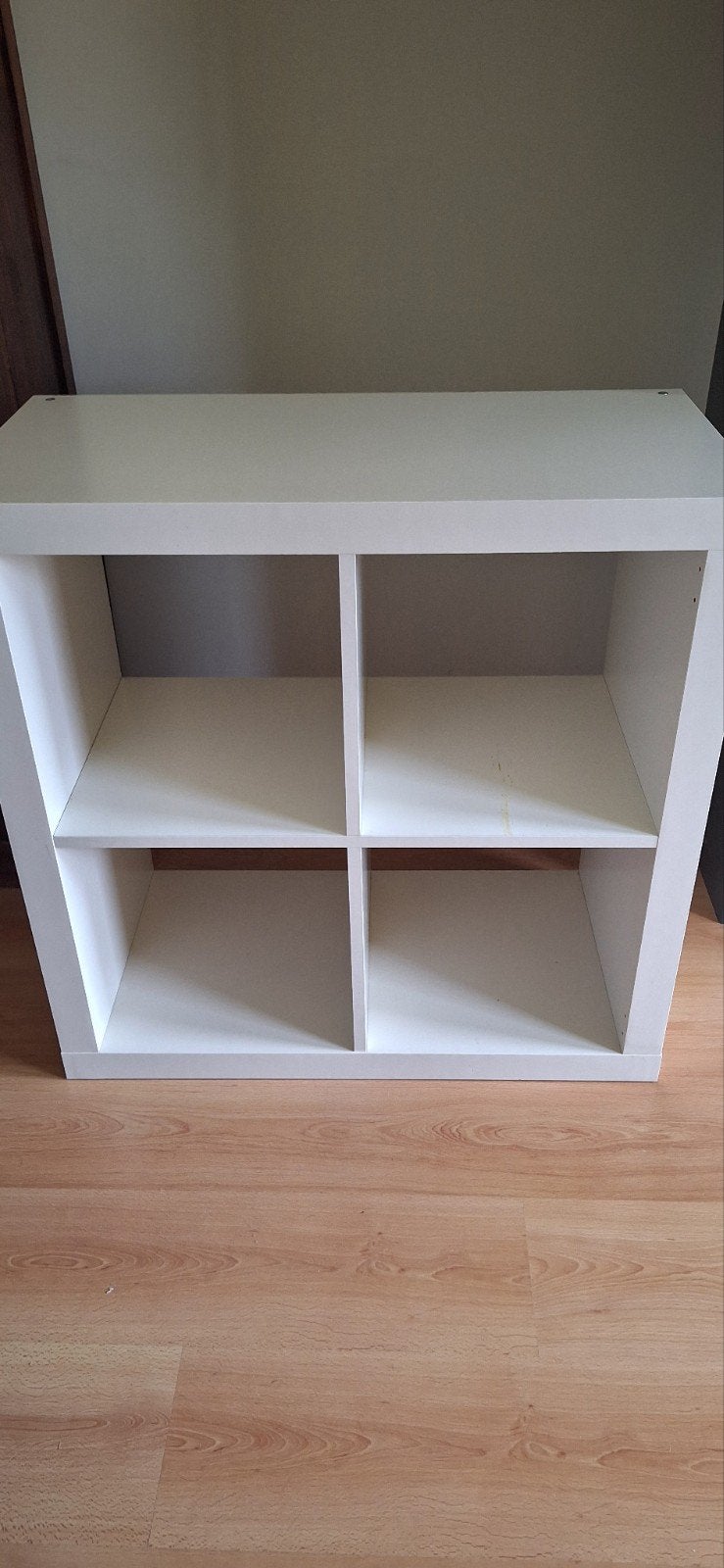 Wit Kallax kastje met 4 vakken - IKEA, Ophalen, 25 tot 50 cm, 50 tot 100 cm, Minder dan 100 cm