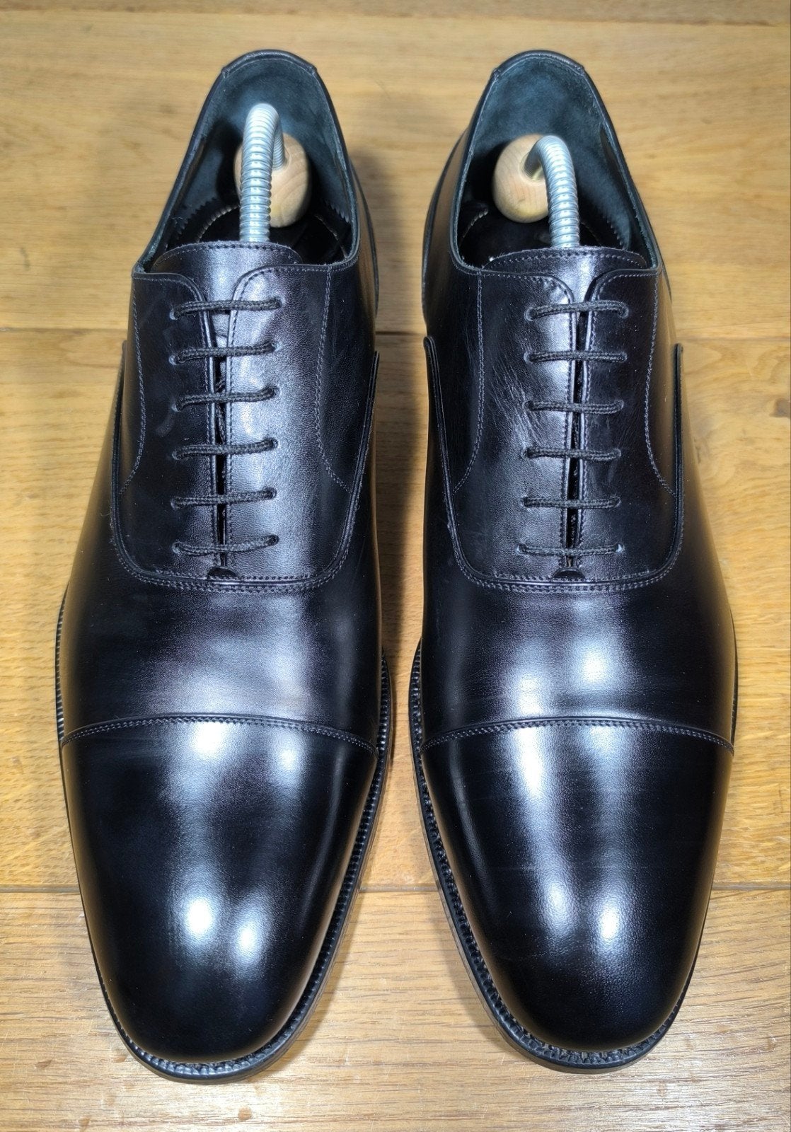 Harris Firenze exclusieve herenschoenen maat 9 / 43, Ophalen, Harris, Zwart, Zo goed als nieuw