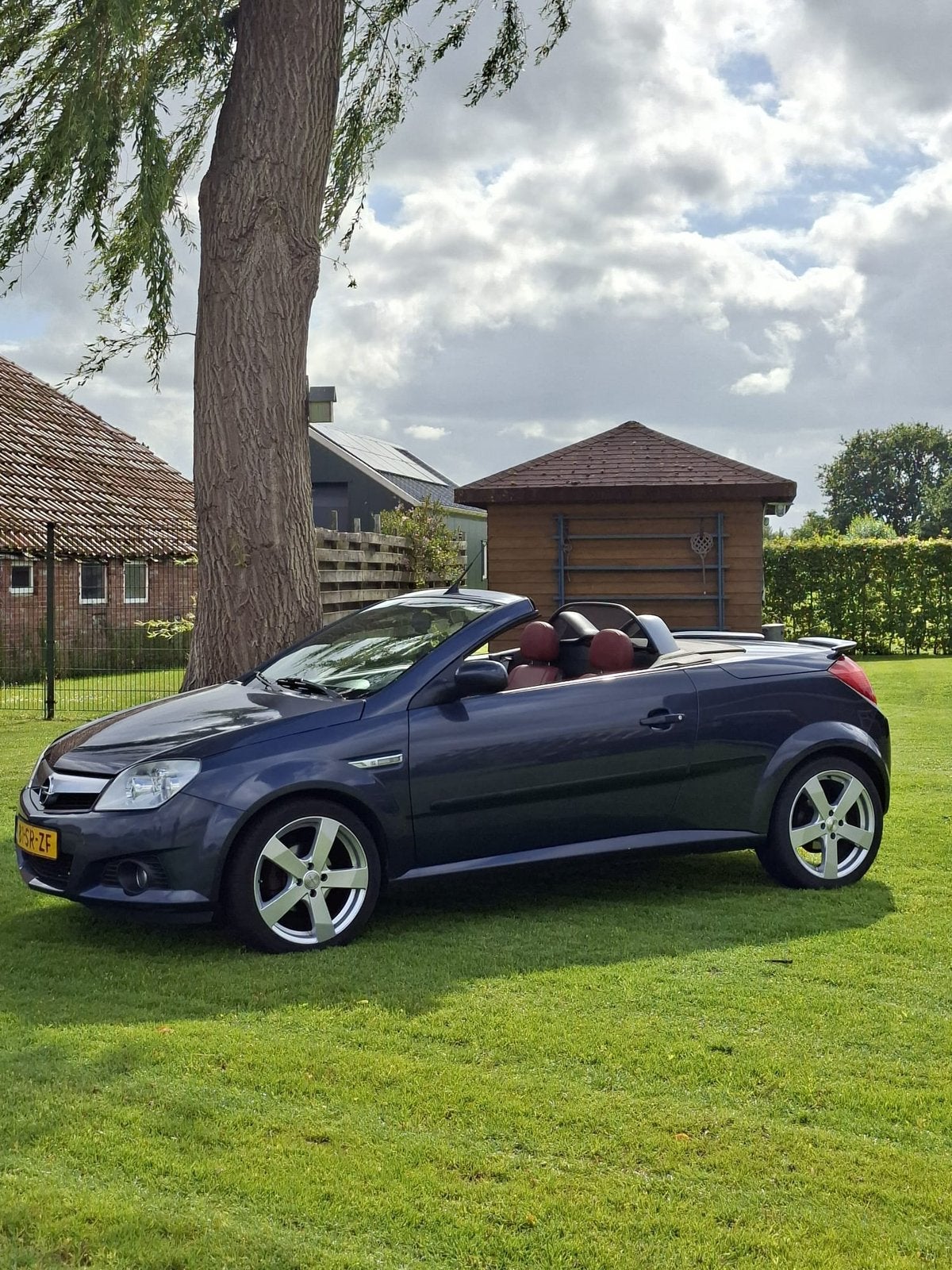 Opel Tigra cabrio, Auto's, Voorwielaandrijving, 125 pk, Cabriolet, Blauw