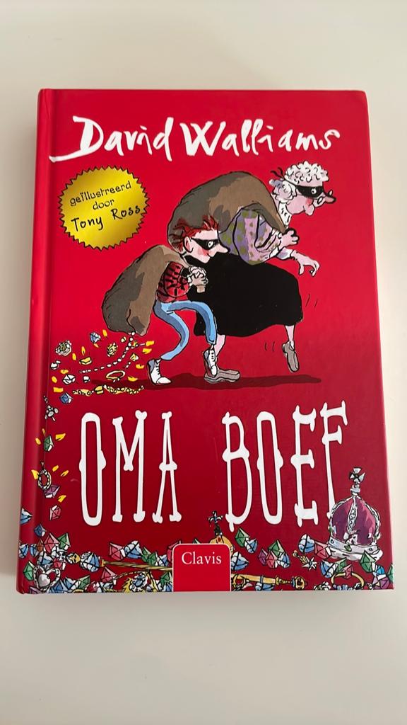 David Walliams - Oma boef, Fictie algemeen, Ophalen of Verzenden, Zo goed als nieuw, David Walliams