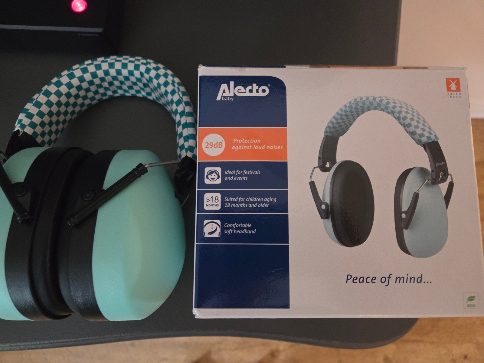 Alecto Baby Gehoorbeschermer voor kinderen (29dB), Ophalen of Verzenden, Zo goed als nieuw
