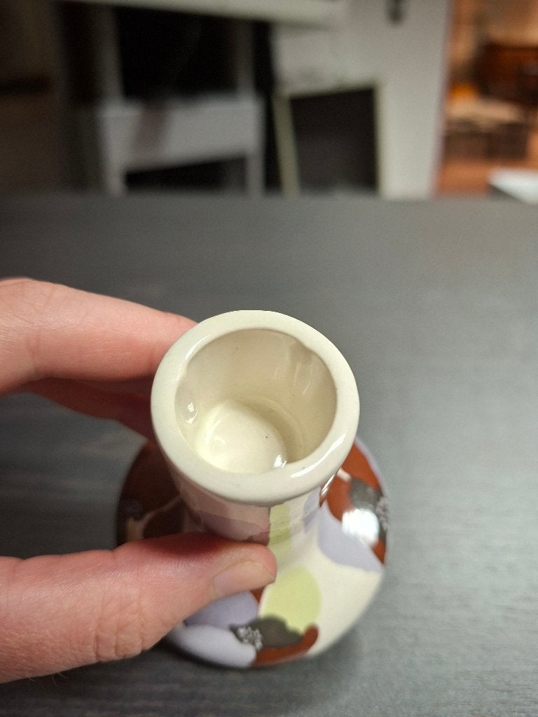 Kaarsenhouder inclusief nepkaars, Meerkleurig, Ophalen of Verzenden, Zo goed als nieuw, 5 cm