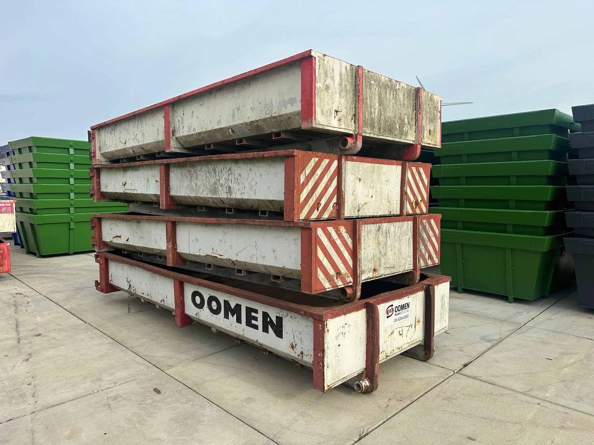 AJK Gebruikte 6m3 open containers