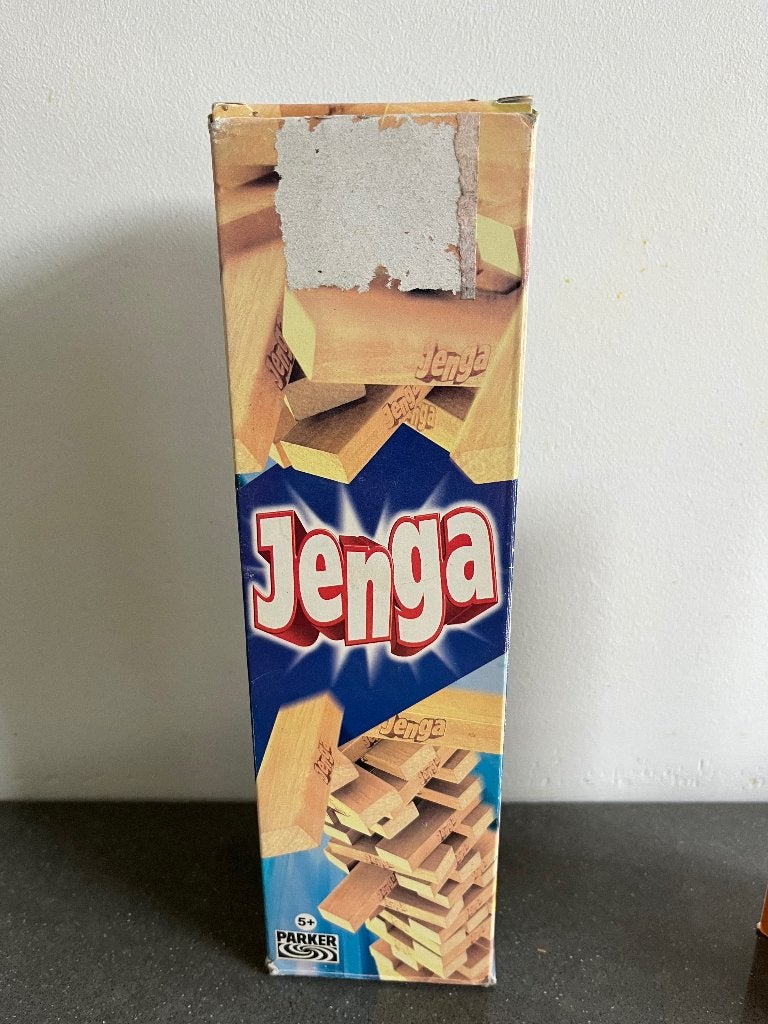 Jenga, Een of twee spelers, Ophalen of Verzenden, Zo goed als nieuw, Parker