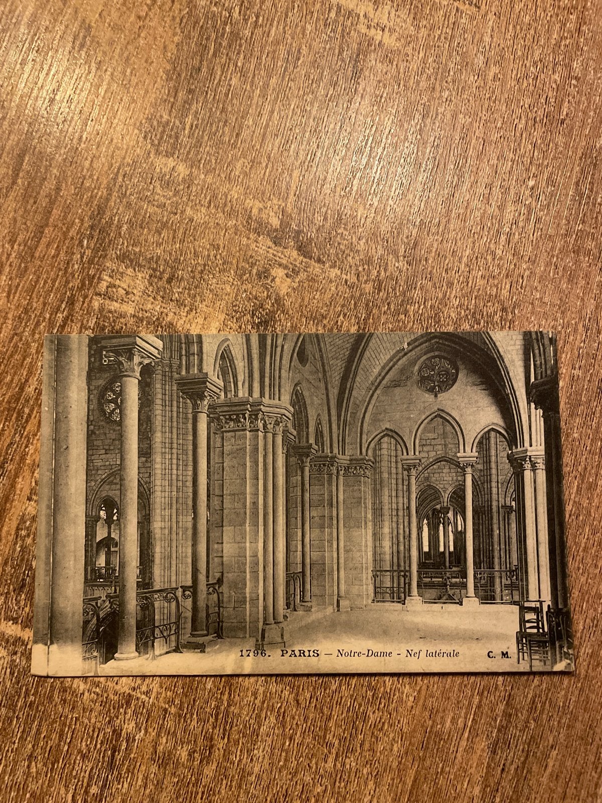 Oude Ansichtkaart Parijs - Notre-Dame - Nef latérale, Ophalen of Verzenden, Voor 1920, Ongelopen, Frankrijk