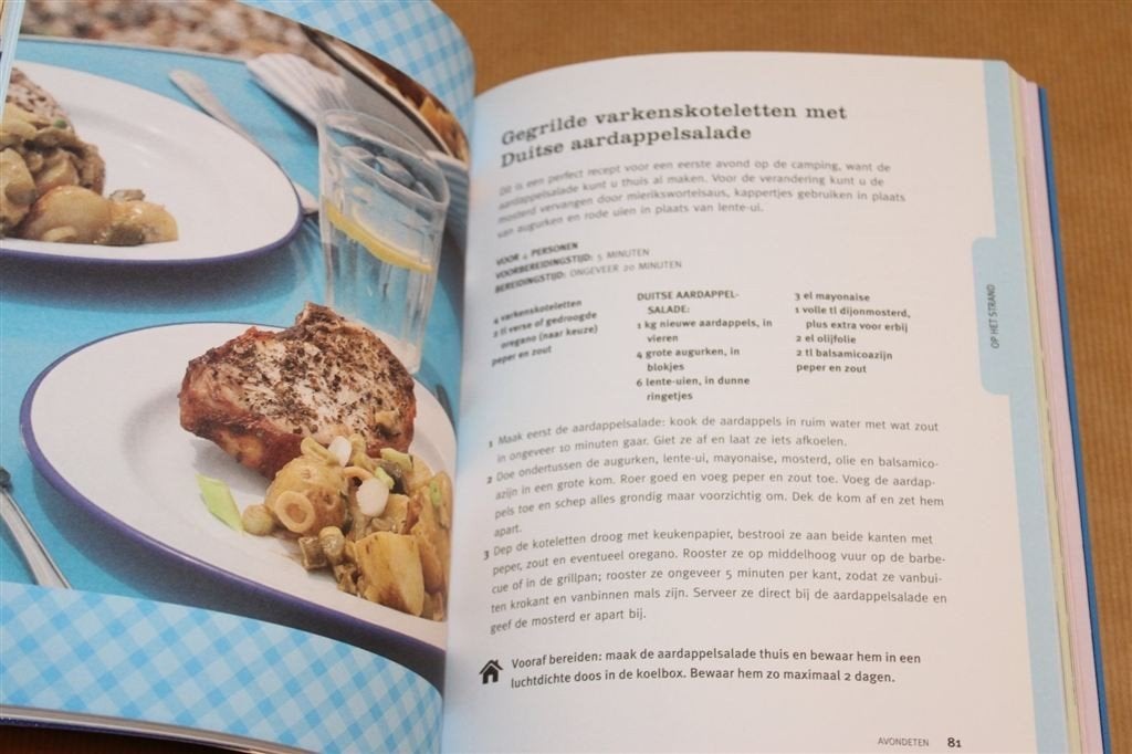 Het campingkookboek., Ophalen of Verzenden, Zo goed als nieuw, Italië