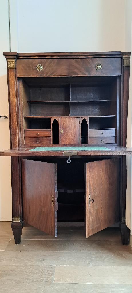 Mooie secretaire, Antiek en Kunst, Antiek | Meubels | Kasten, Ophalen