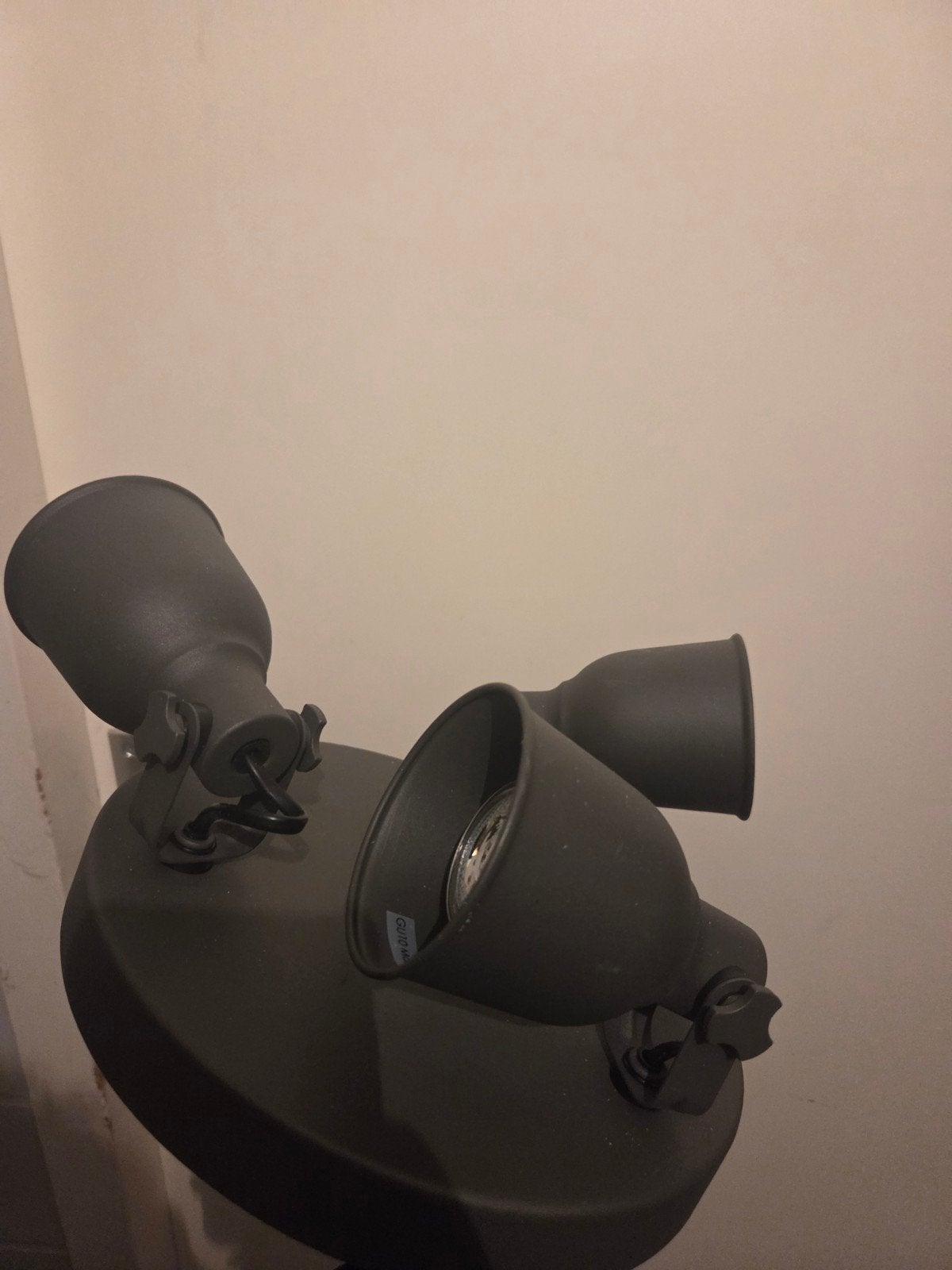 2 Nieuwe IKEA Plafondspots met 3 lampen, zwart, Modern, Nieuw, Ophalen of Verzenden, Metaal