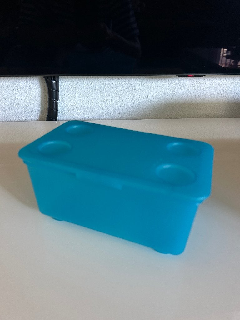 GLIS bakje blauw IKEA design HAGBERG, IKEA, Kunststof, Ophalen of Verzenden, Voorraadpot