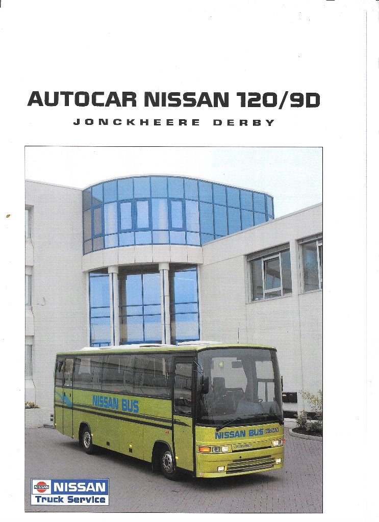 NISSAN-JONCKHEERE 120/90, Boeken, Auto's | Folders en Tijdschriften, Ophalen of Verzenden, Zo goed als nieuw, Nissan