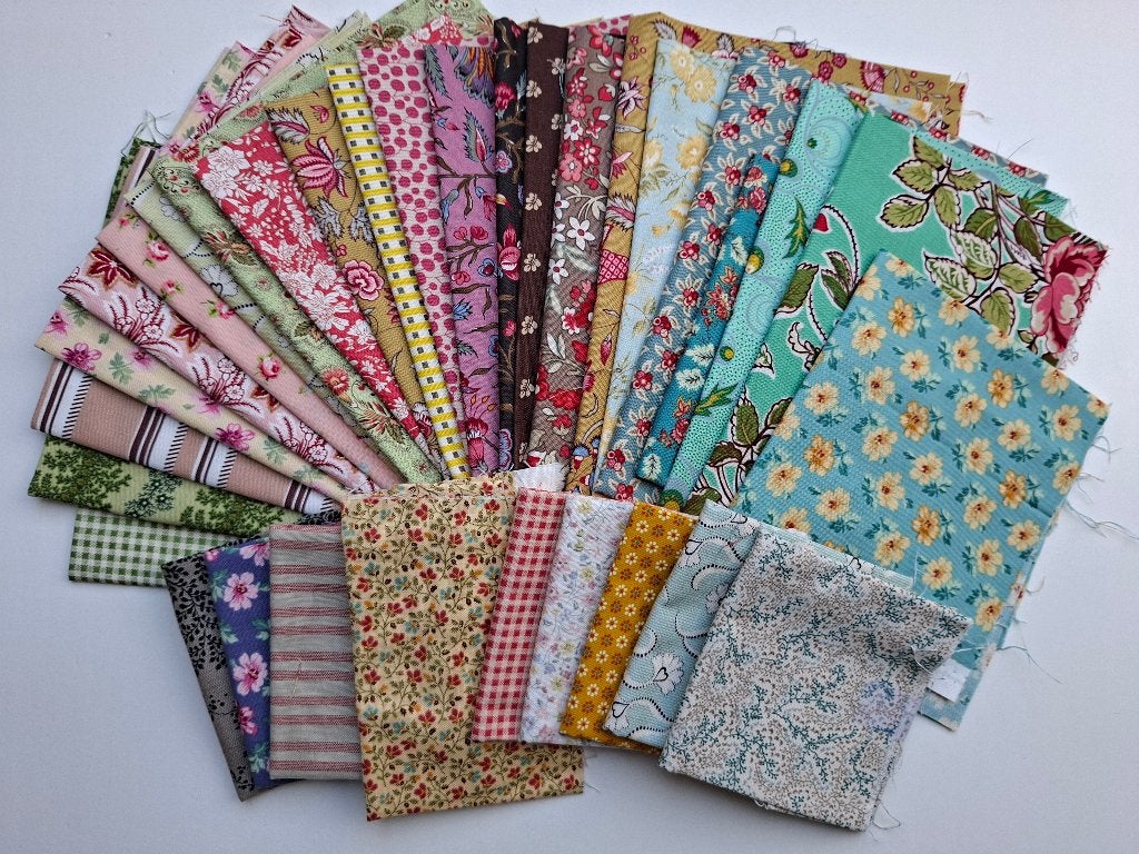 Quiltstoffen pakket A, Hobby en Vrije tijd, Stoffen en Lappen, Overige kleuren, Nieuw, Ophalen of Verzenden, 30 tot 120 cm