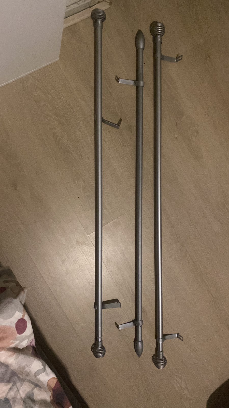 3 gordijn roedes, Ophalen, Zo goed als nieuw, Gordijn
