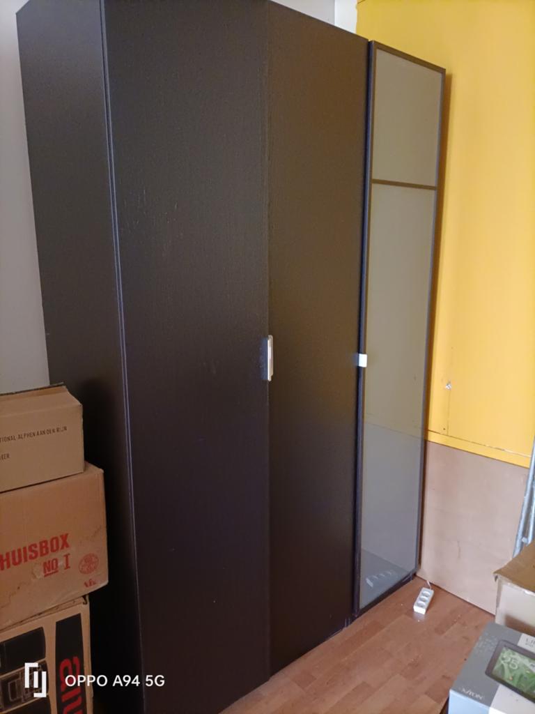 Pax klerenkast, Huis en Inrichting, Kasten | Kledingkasten, Ophalen, Gebruikt, 100 tot 150 cm, 200 cm of meer