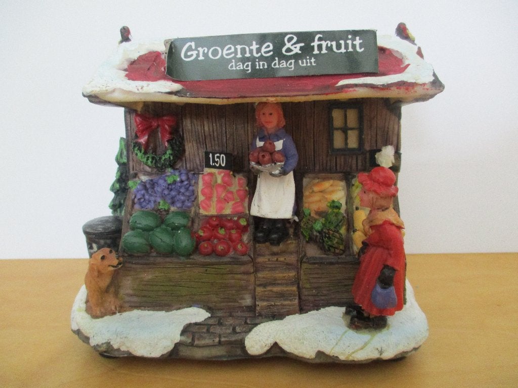 kersthuisjes en kraampjes + Kerst Laven Collectie (x6), Ophalen of Verzenden, Gebruikt