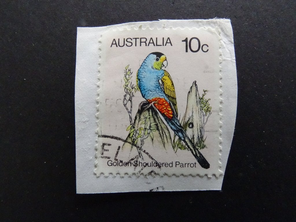 Postzegel Australië / Golden Shouidered Parrot / 10c, Verzenden, Gestempeld