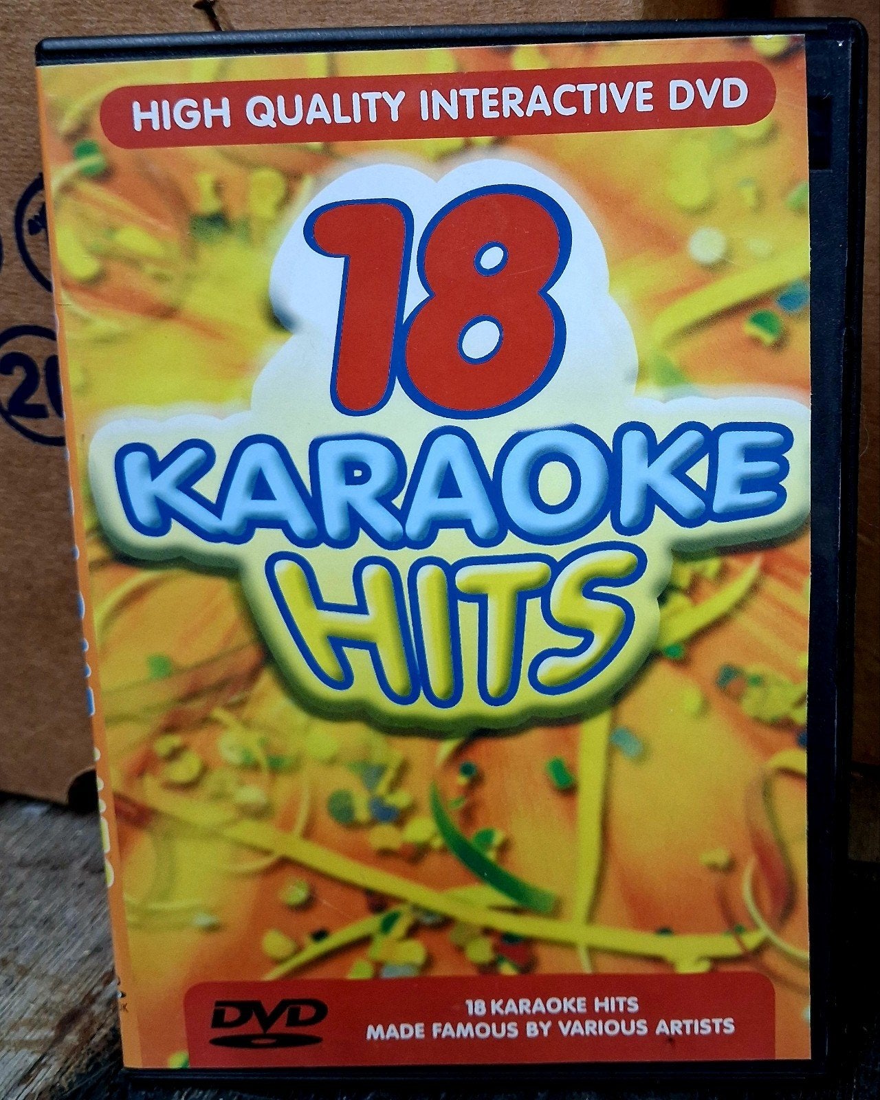 18 Karaoke Hits DVD - High Quality Interactive, Engels, Karaoke, Alle leeftijden, Engels