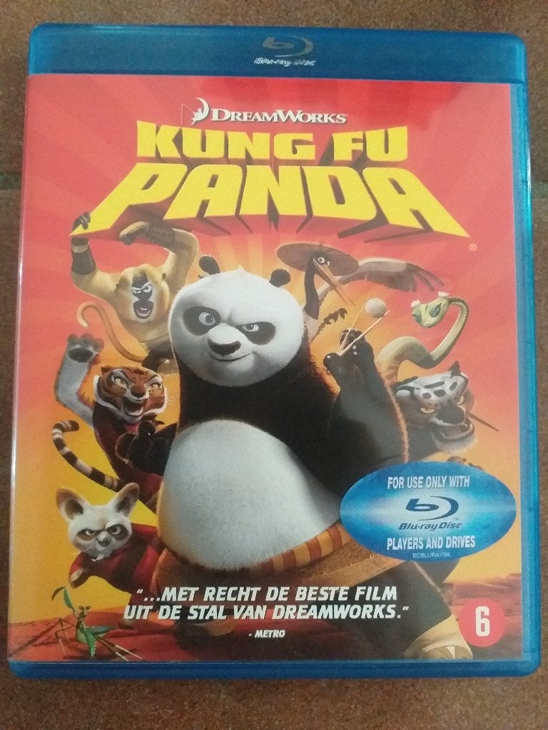Kung Fu Panda Bluray, Cd's en Dvd's, Blu-ray, Film, Nederlands, Ophalen of Verzenden, Nederlands