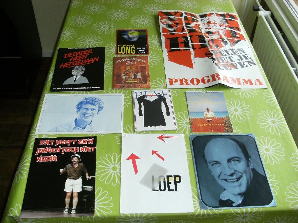 Vintage theater programmaboekjes van veel artiesten (4), Verzamelen, Ophalen of Verzenden, Gebruikt