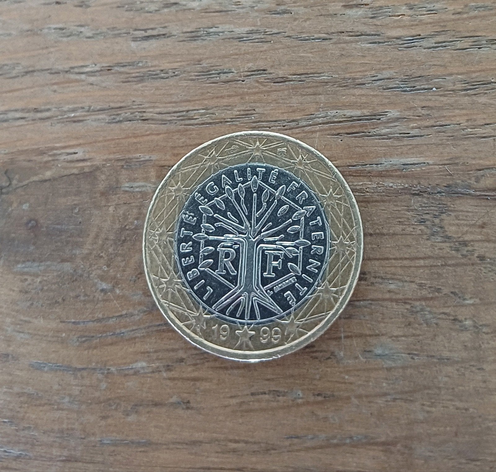 Zeldzame Franse 1 Euro munt uit 1999 rf, Postzegels en Munten, Munten | Europa | Euromunten, Losse munt, 1 euro, Frankrijk, Ophalen of Verzenden