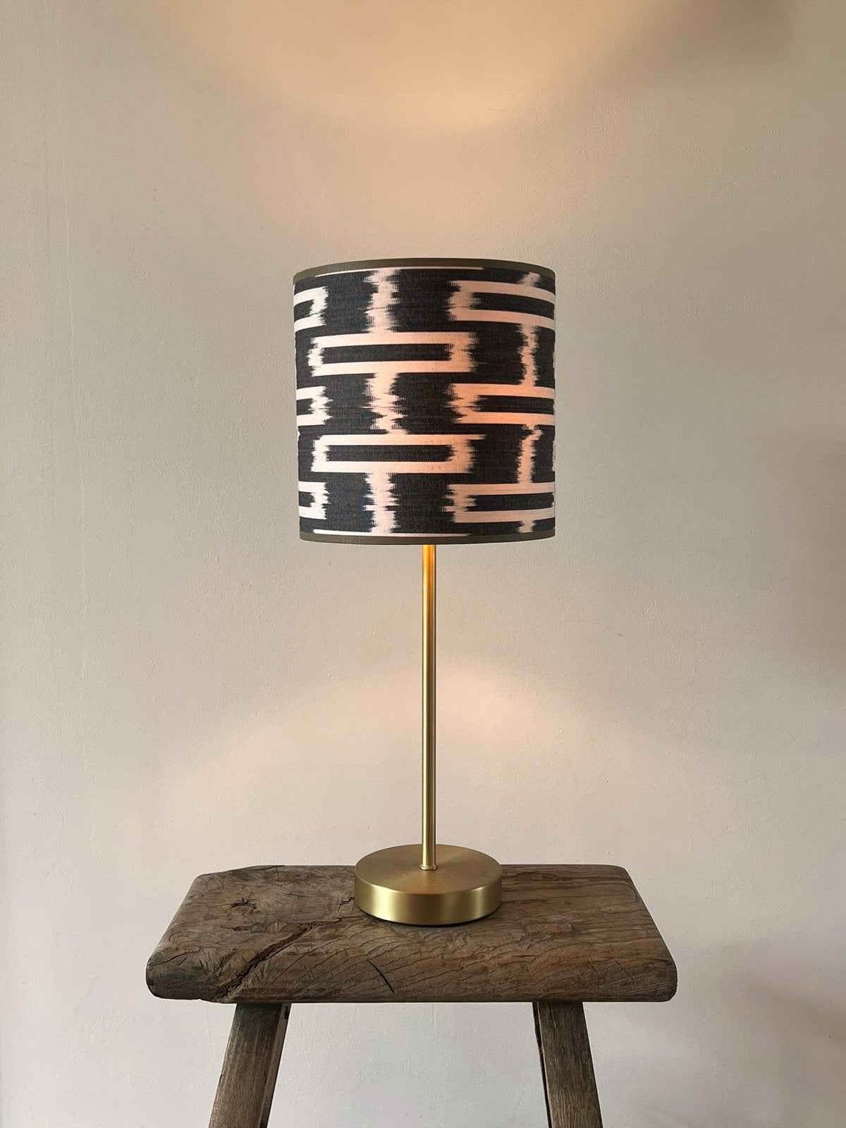 Zwart witte lampenkap - 20x20cm - unieke lampenkap, Huis en Inrichting, Zwart, Rond, Nieuw, Ophalen of Verzenden