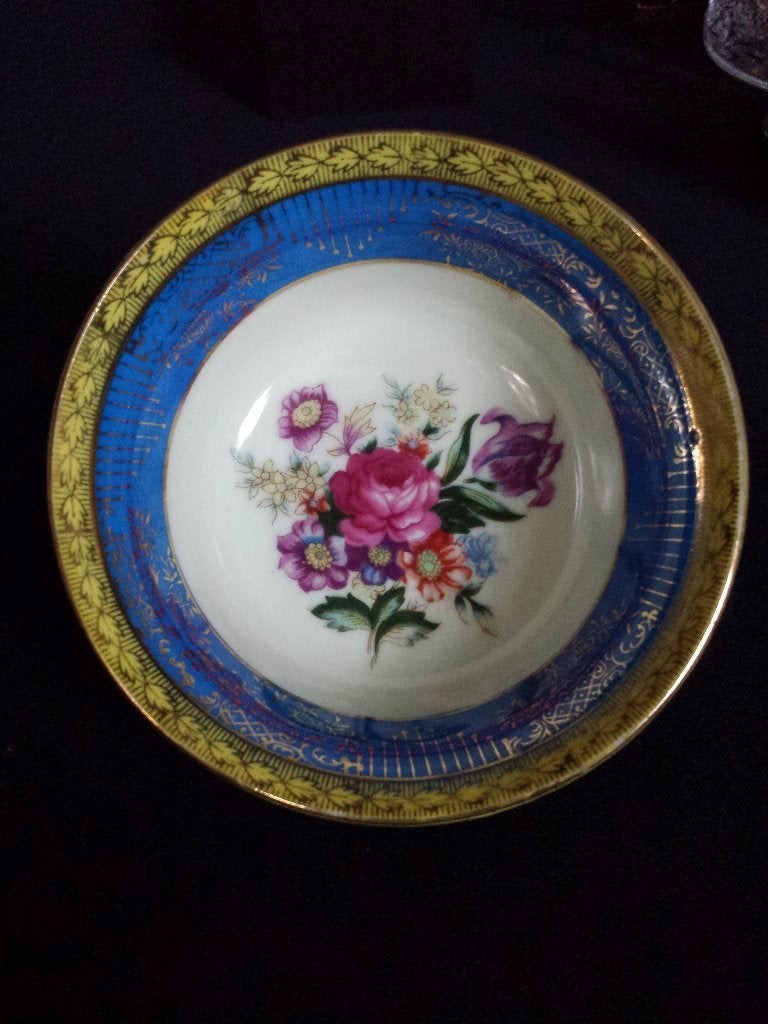 Brocante Porseleinen SCHAALTJE <> Oude kleine KOM 12½ x 6 cm, Ophalen of Verzenden