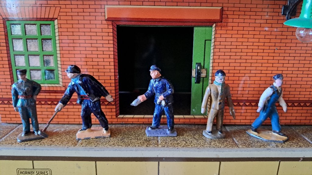 spoor 0 figuren bing hornby marklin werkmannen 10, Ophalen of Verzenden