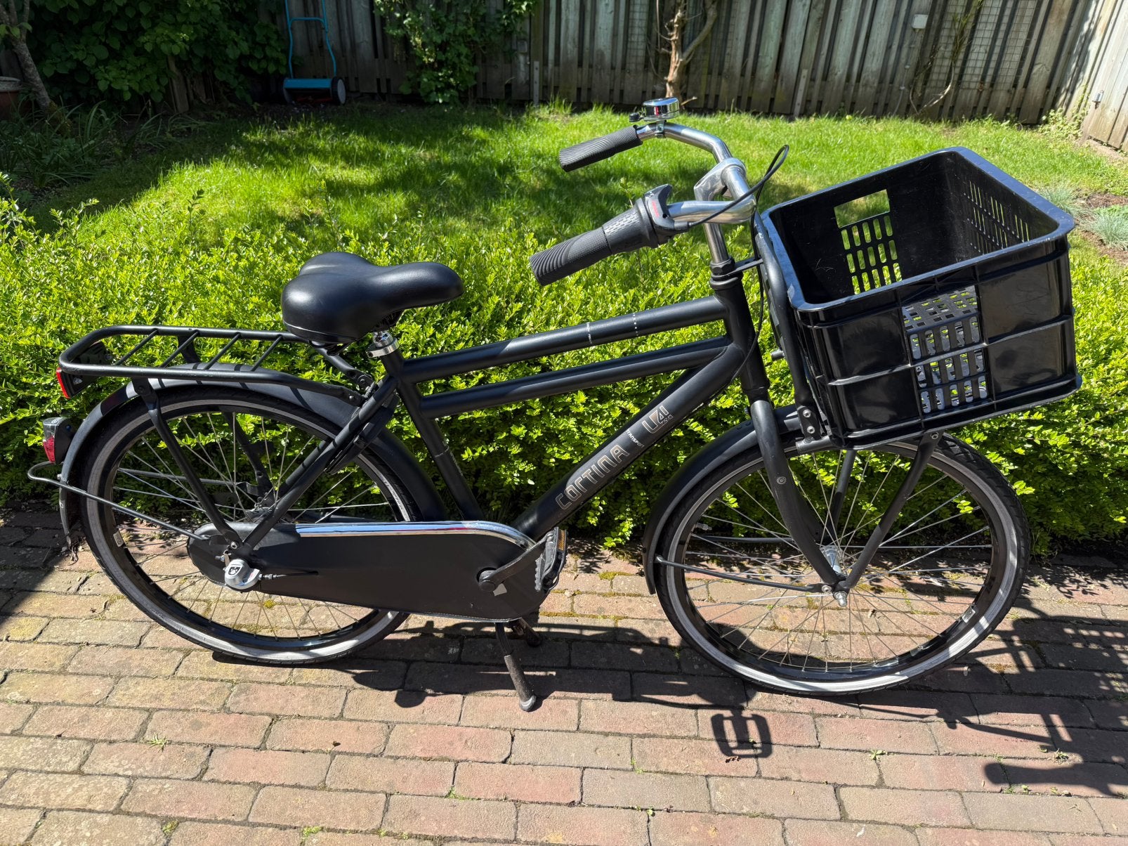 Transport Cortina jongensfiets 24 inch zwart, Fietsen en Brommers, Fietsen | Jongens, Ophalen, Zo goed als nieuw, 24 inch