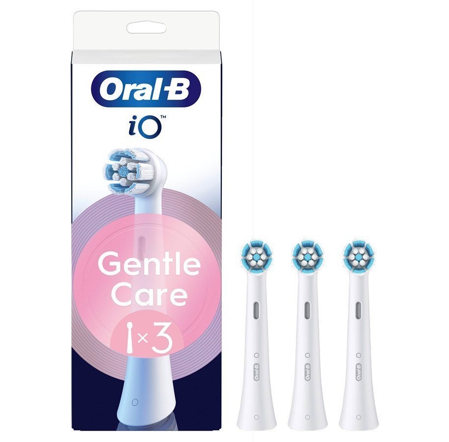 Oral-B iO Gentle Care Opzetborstels 3 Stuks Wit, Ophalen of Verzenden, Nieuw, Opzetborstel