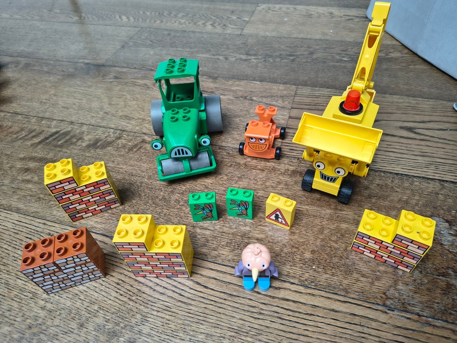 Lego Duplo Bob de Bouwer set met figuren en voertuigen, Gebruikt, Overige thema's, Ophalen of Verzenden, Duplo