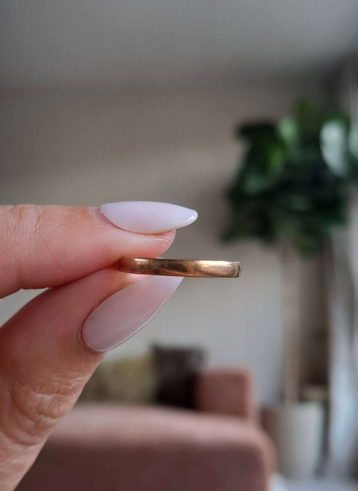 Vintage ring 8k goud met keurmerk 333, Ophalen of Verzenden, Zo goed als nieuw, 17 tot 18, Dame