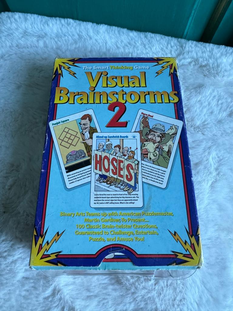 Visual Brainstorms 2: 100 visuele raadsels & breintrekers, Ophalen of Verzenden, Gebruikt, Puzzelboek